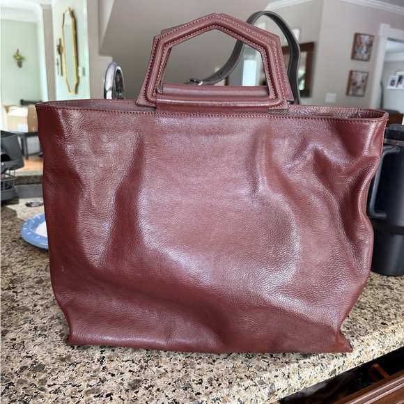 Anna Paola Bag brown Italian leather - Picture 2 of 6